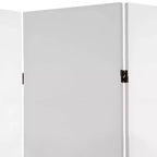 6 ft. Tall DIY Canvas Room Divider - Oriental Furniture: Hardwood Frame, 8 Panel Wall Partition, No Assembly Required