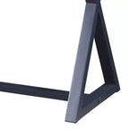 42" Nalo Console Table Black Finish - Acme Furniture: Charcoal Poplar Wood, Storage Drawer