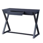 42" Nalo Console Table Black Finish - Acme Furniture: Charcoal Poplar Wood, Storage Drawer