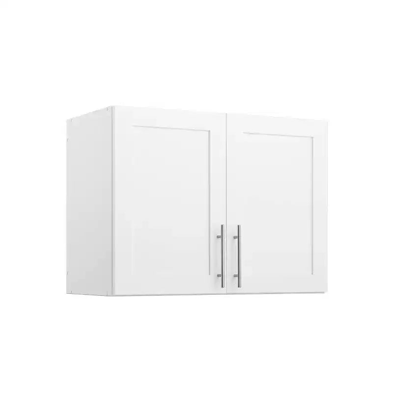 Prepac 6pc Elite Storage Cabinet Set with Panel Doors White