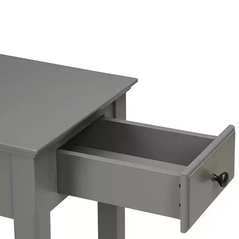 13" Bertie Accent Table Gray - Acme Furniture
