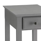 13" Bertie Accent Table Gray - Acme Furniture