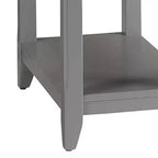 13" Bertie Accent Table Gray - Acme Furniture