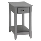 13" Bertie Accent Table Gray - Acme Furniture