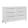 64.33" Tarian Decorative Storage Drawer Pearl White Finish - Acme Furniture