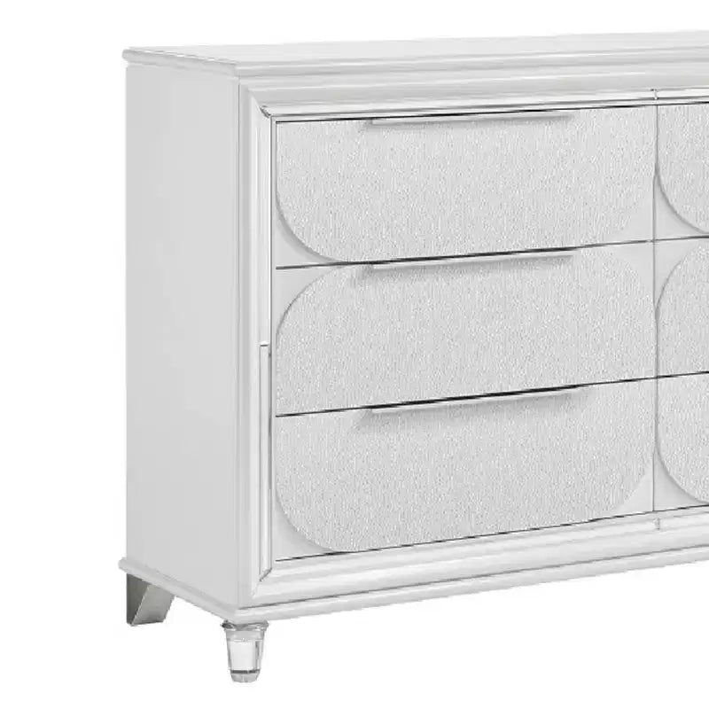 64,33" Cassetto Contenitore Decorativo Tarian Finitura Bianco Perla - Acme Furniture