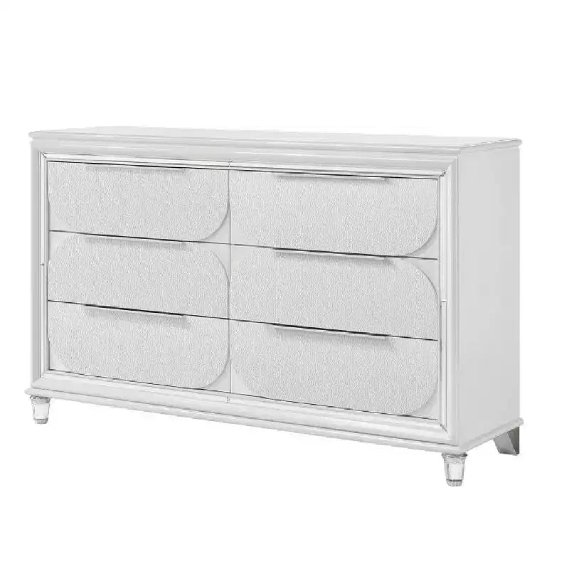 64,33" Cassetto Contenitore Decorativo Tarian Finitura Bianco Perla - Acme Furniture