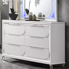 64,33" Cassetto Contenitore Decorativo Tarian Finitura Bianco Perla - Acme Furniture