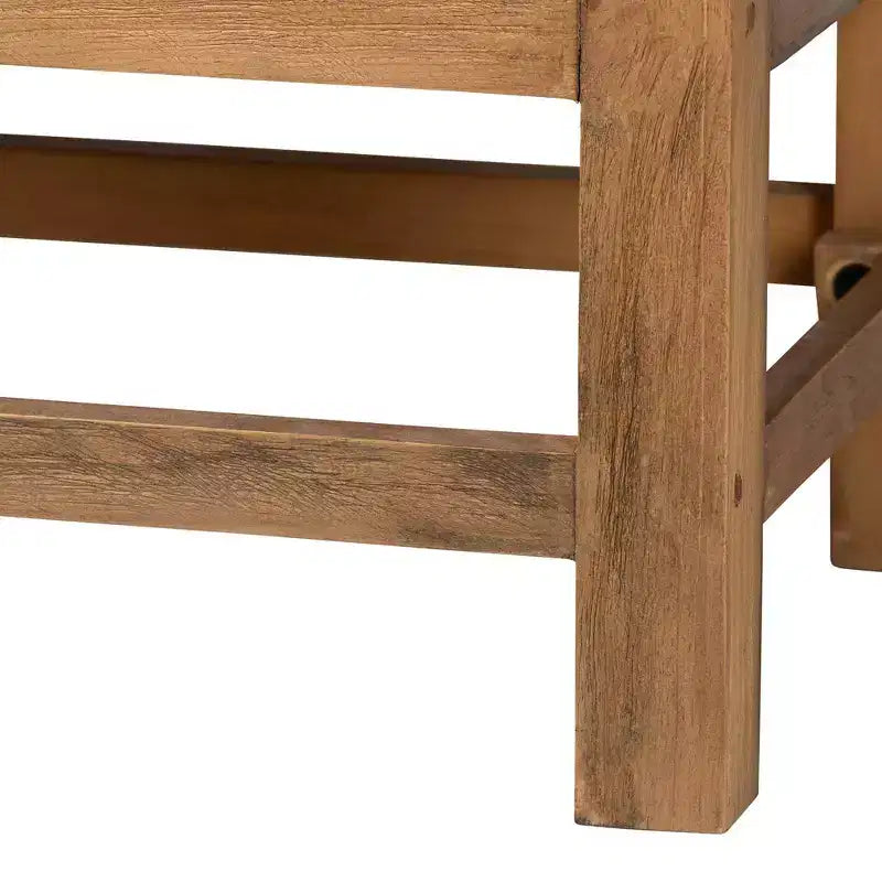 bali & pari Sibu Rattan and Reclaimed Wood Cabinet Natural/Natural Brown