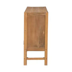 bali & pari Sibu Rattan and Reclaimed Wood Cabinet Natural/Natural Brown