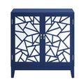 32" Einstein Console Table Blue Finish - Acme Furniture