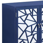 32" Einstein Console Table Blue Finish - Acme Furniture