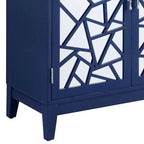 32" Einstein Console Table Blue Finish - Acme Furniture