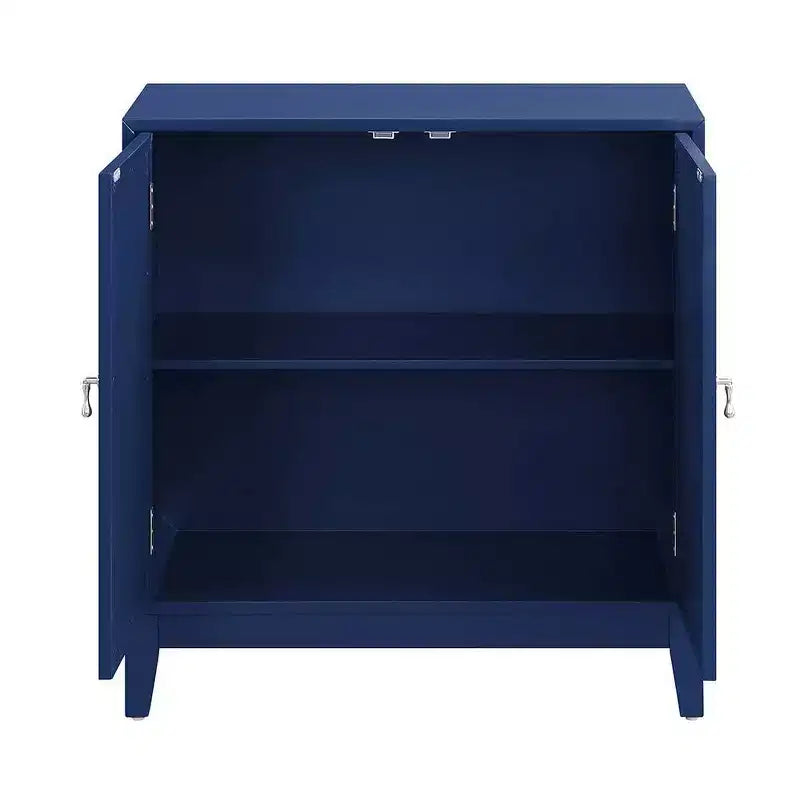 32" Einstein Console Table Blue Finish - Acme Furniture