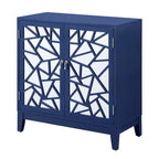 32" Einstein Console Table Blue Finish - Acme Furniture