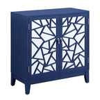 32" Einstein Console Table Blue Finish - Acme Furniture