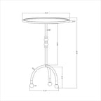 Traditional Cast Iron Side Table - Threshold™ designed with Studio McGee