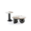 Manhattan Comfort Laurel 2pc Coffee Table and End Table Set Black