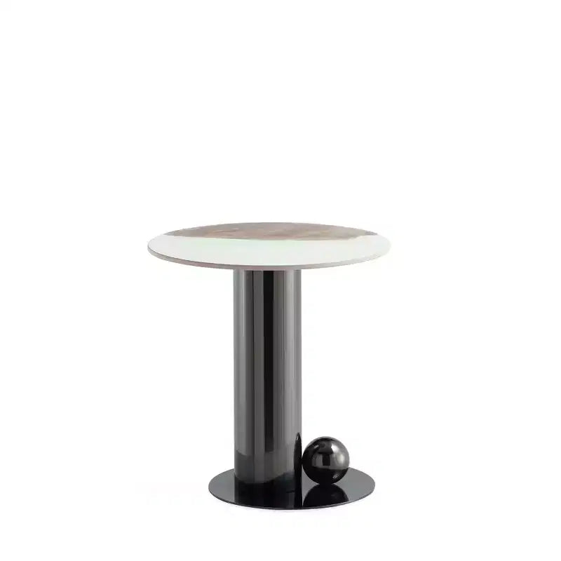 Manhattan Comfort Laurel 2pc Coffee Table and End Table Set Black