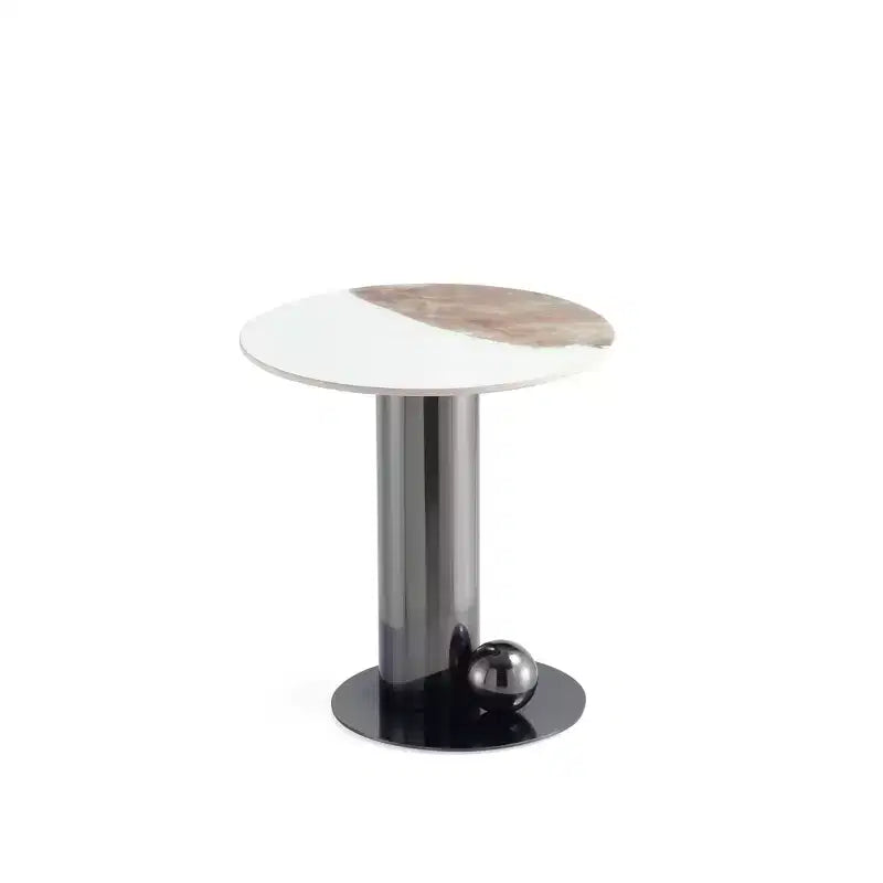 Manhattan Comfort Laurel 2pc Coffee Table and End Table Set Black