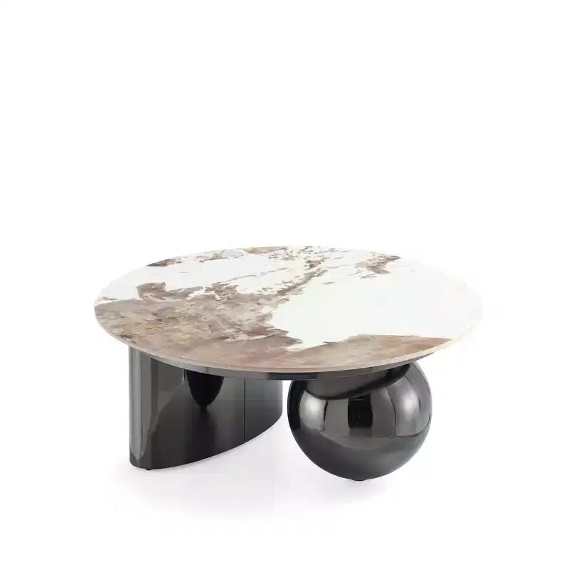 Manhattan Comfort Laurel 2pc Coffee Table and End Table Set Black