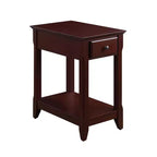 13" Bertie Accent Table Espresso Finish - Acme Furniture: Transitional Style, Open Storage, Wood Composite