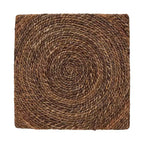 bali & pari Verino End Table Natural Seagrass/Espresso Brown