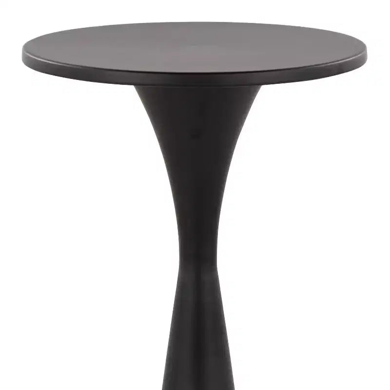 LumiSource Gemma Metal Side Table Matte Black
