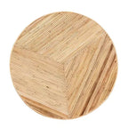 bali & pari Bella Natural Rattan and Mahogany Wood Coffee Table Natural: 17.7" High, No Assembly Required