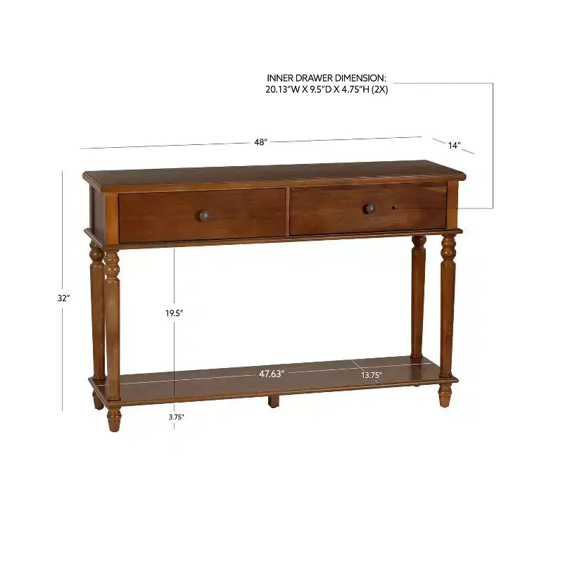 Powell Mcghie Tavolo Consolle Nocciola