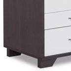 Tavolino accentato Eloy 20" Bianco/Nero - Acme Furniture: Design rettangolare moderno, Struttura in MDF, Piano in composito di legno, Cassetto contenitore