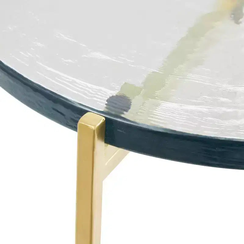 Olivia & May Metal X Shaped Accent Table: No Assembly, Indoor Use, Iron Frame, 24.4" Height