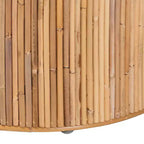 bali & pari Milagra Natural Rattan Coffee Table: Bohemian, No Assembly, Indonesia Crafted