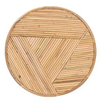 bali & pari Milagra Natural Rattan Coffee Table: Bohemian, No Assembly, Indonesia Crafted