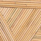 bali & pari Milagra Natural Rattan Coffee Table: Bohemian, No Assembly, Indonesia Crafted
