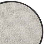 Gramercy Round Mirrored Side Table Black - Finch: Antique Finish, No Assembly Required, Metal Frame