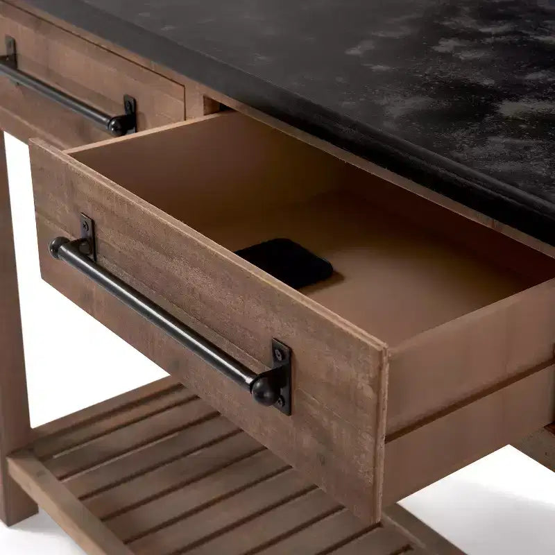 Eugene Console Table Brown - ClickDecor