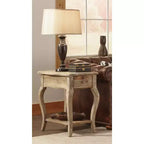Alaterre Rustic Chairside Table - Driftwood Finish, Cedar Wood, with Drawer and Shelf, Textured Antique Look, Durable Occasional Accent Furniture