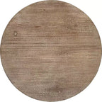 Set of 3 Berkshire Distressed Wood Nesting Side Tables - Finch: Metal Base, No Assembly Required