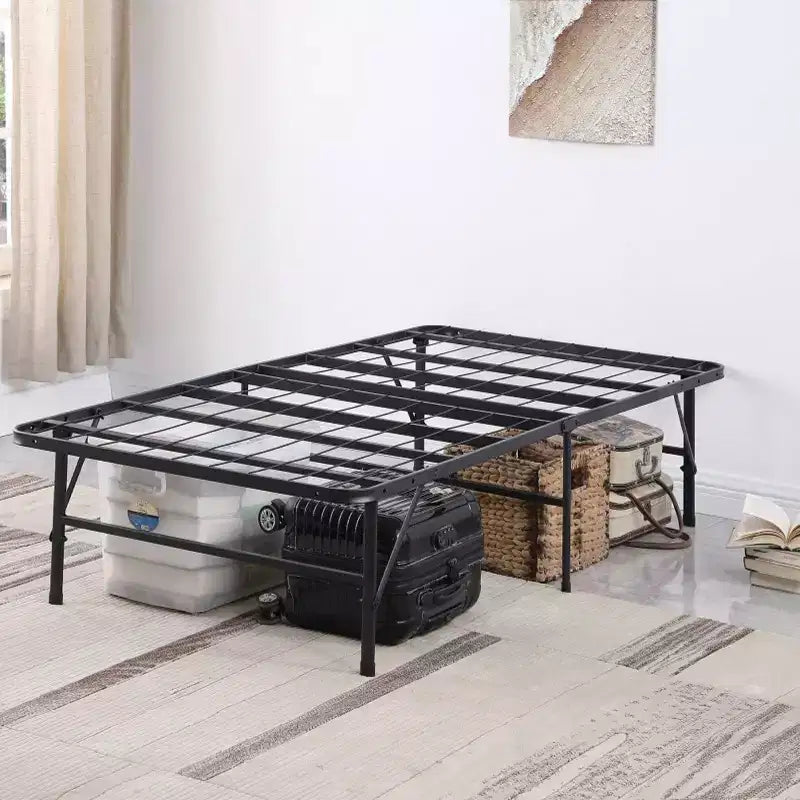 Brassex Twin Ellison Bed Frame Black