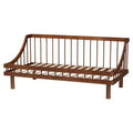 Baxton Studio Helio Wood Twin Daybed Walnut Brown