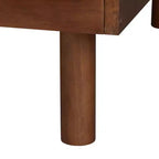 Baxton Studio Helio Wood Twin Daybed Walnut Brown