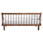 Baxton Studio Helio Wood Twin Daybed Walnut Brown