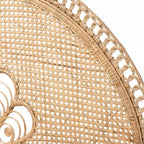 Testiera indipendente Marlette in rattan, misura queen, marrone naturale - Baxton Studio