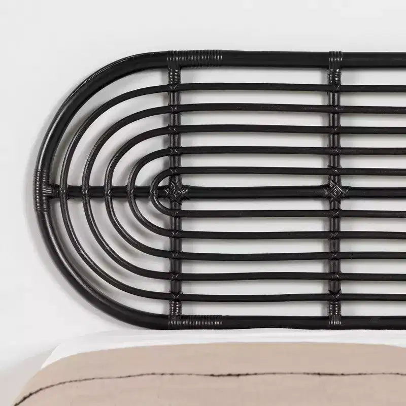 South Shore Queen Hoya Bed and Headboard Black