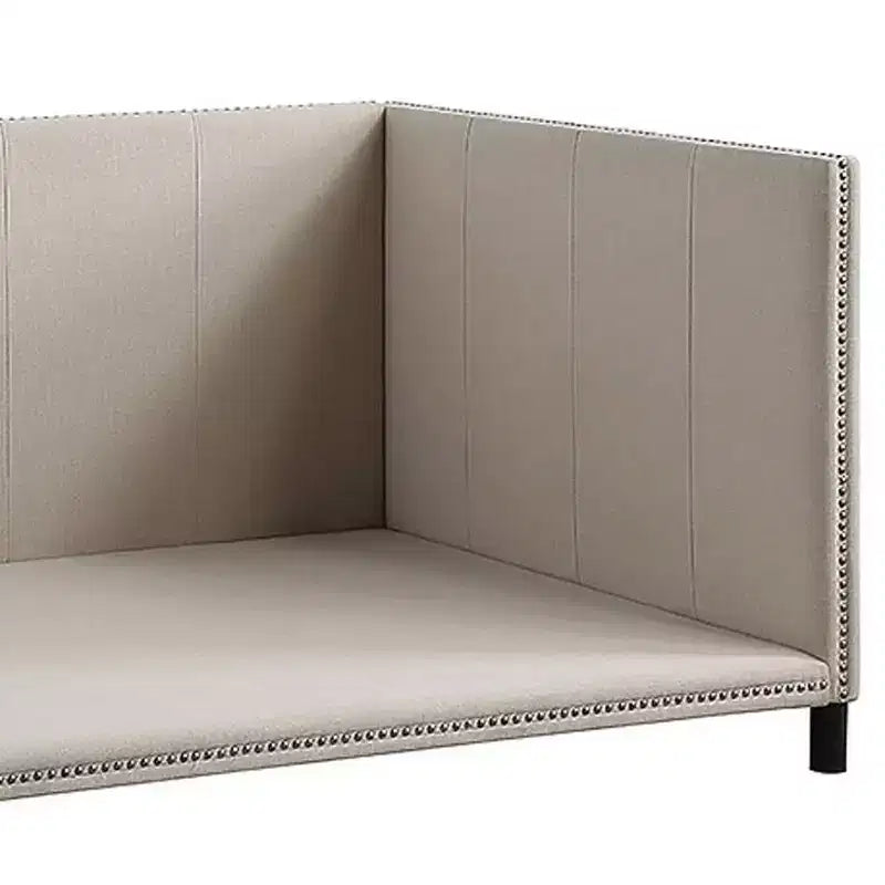 Acme Furniture Full Yinbella Bed Beige Linen