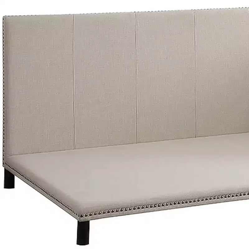 Acme Furniture Full Yinbella Bed Beige Linen