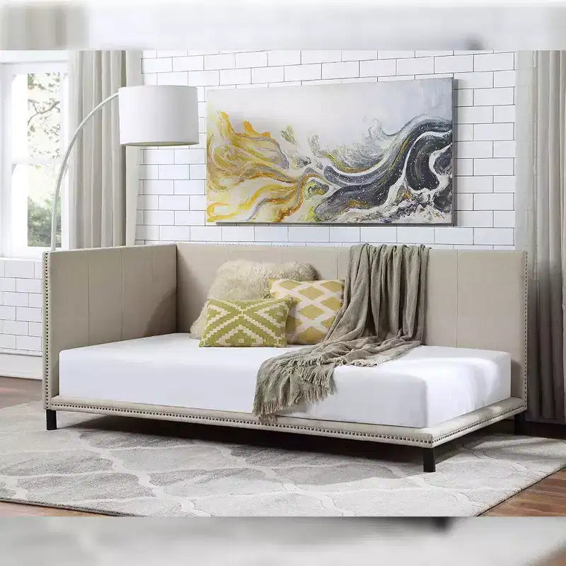 Acme Furniture Full Yinbella Bed Beige Linen