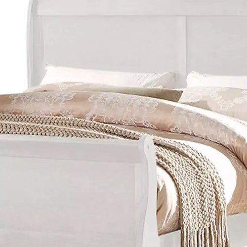 85" Twin Bed Louis Philippe, Faux Leather Headboard - Acme Furniture: KD