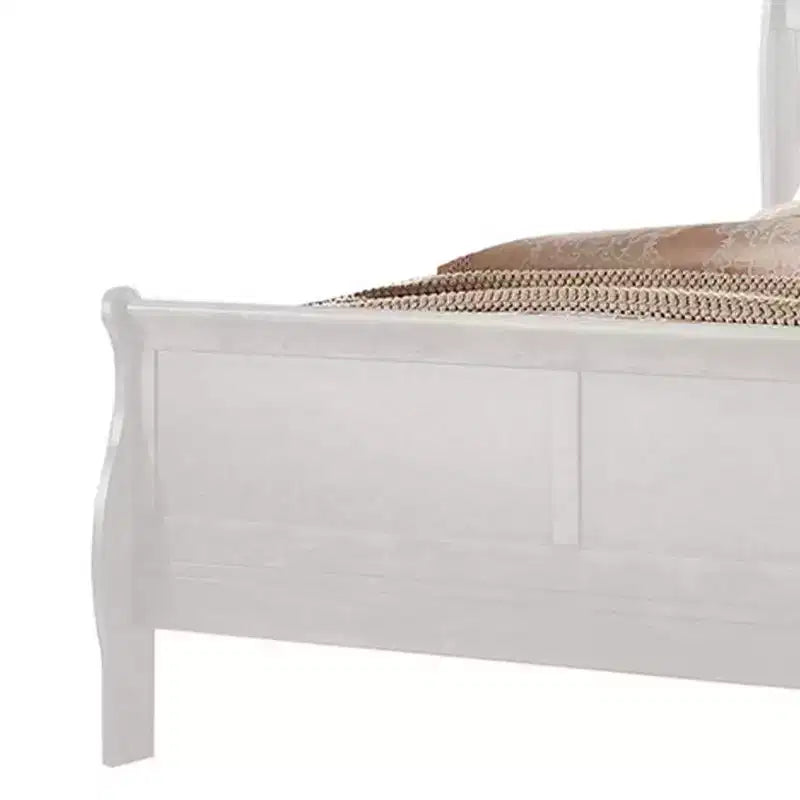 85" Twin Bed Louis Philippe, Faux Leather Headboard - Acme Furniture: KD